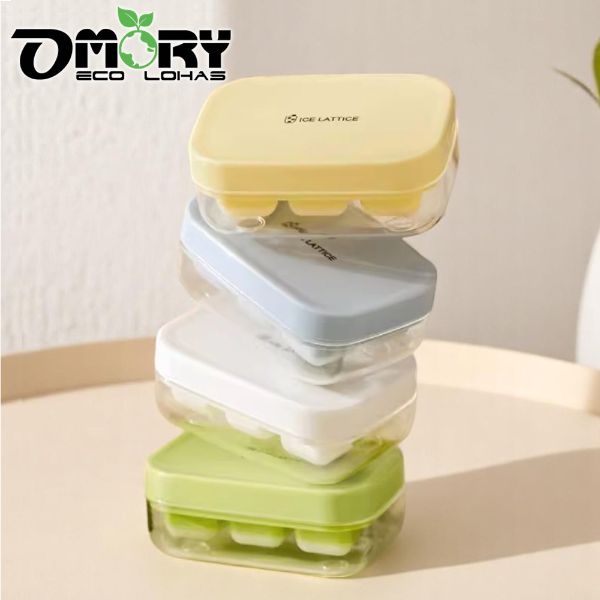 【OMORY】MINI6格下壓式製冰盒(附座)