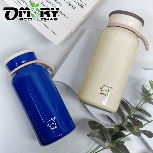 【OMORY】復古牛奶罐保溫瓶400ML